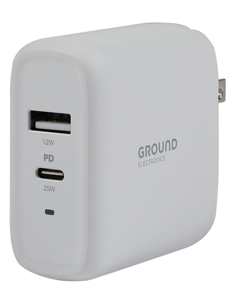 Cargador pared de 37 W USB tipo A y USB tipo C 4