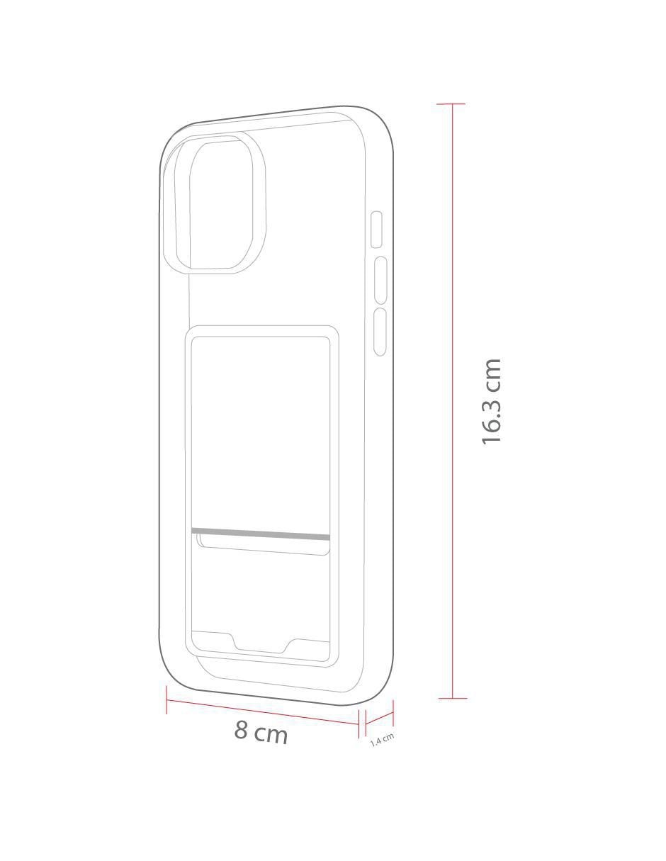 Funda para iPhone 15 Pro Max Air Fender ID de TPU 3