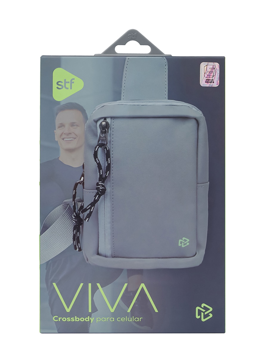 BOLSO P/CELULAR STF VIVA 2024, GRIS