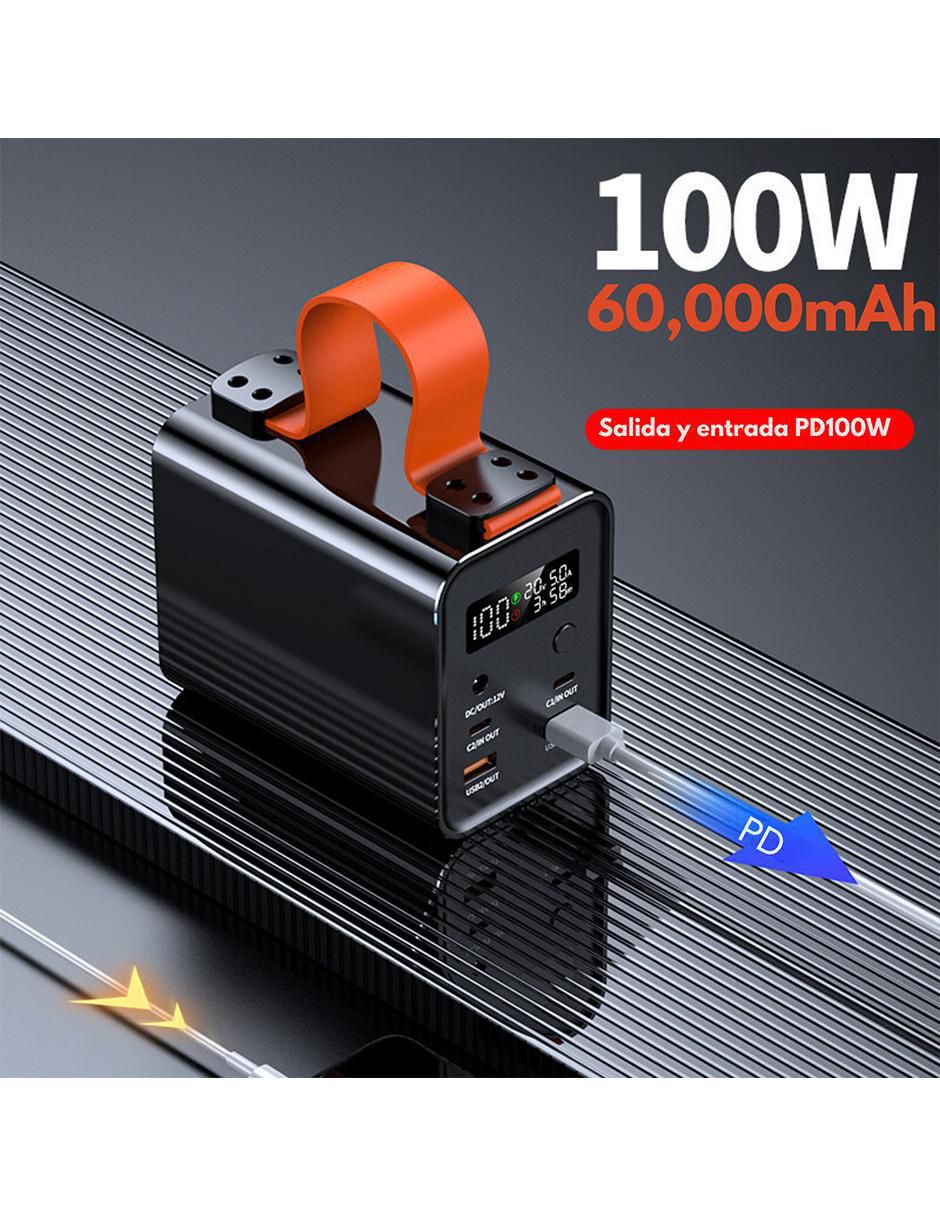 Batería portátil 60000 mAh PB 60.000 mAh 100w 4