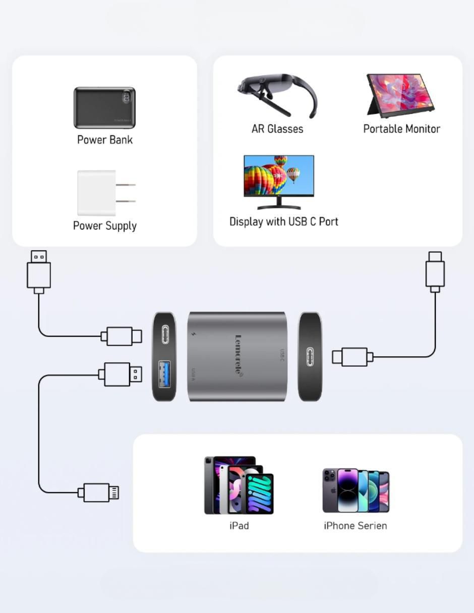 Adaptador tipo C 7