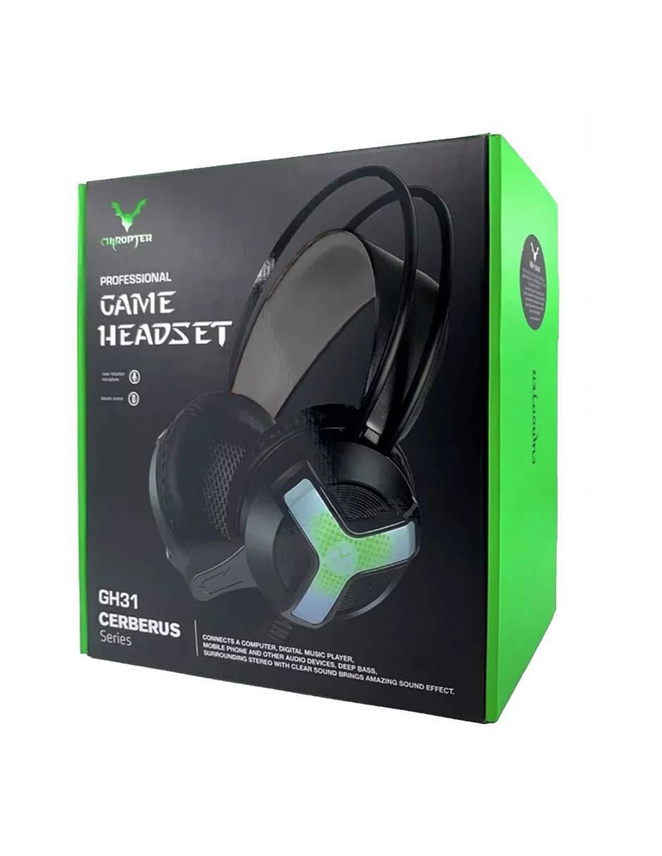 Audífonos gamer Over-Ear Gh31Bk
 alámbricos con cancelación de ruido 4