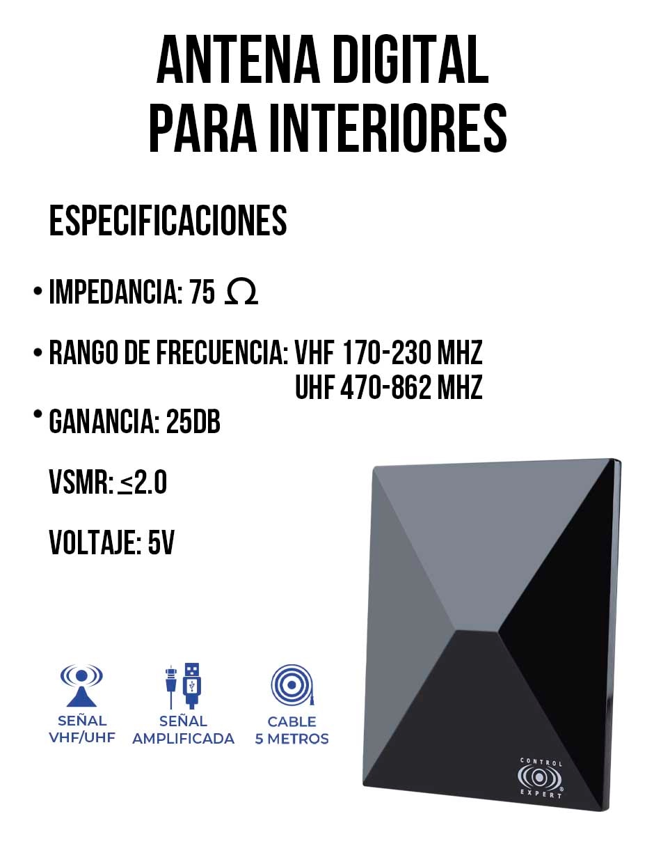 Antena HD/TV de televisión 3