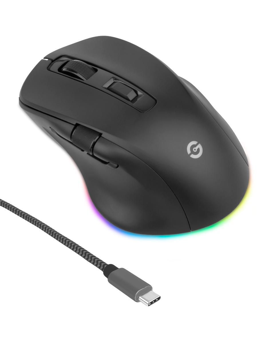 Mouse Gamer Inalámbrico ggm-rgbtr-01