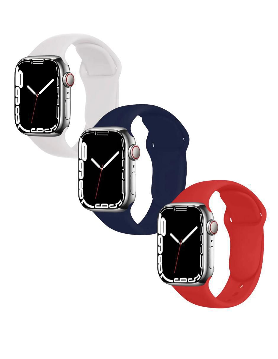 Set correa para smartwatch de silicón