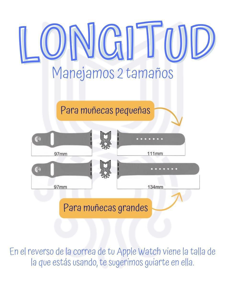Set correa para smartwatch de silicón 8