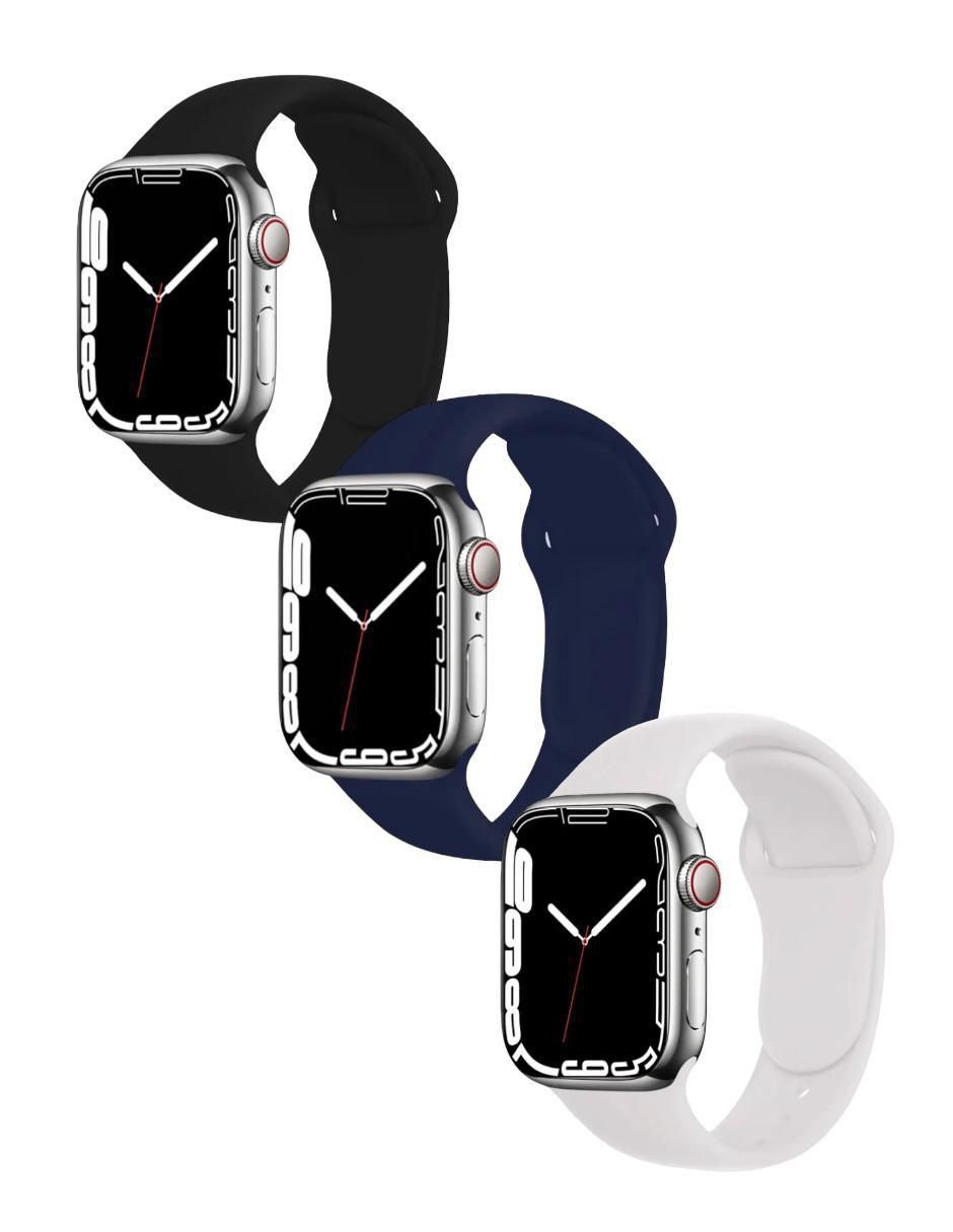 Set correa para smartwatch de silicón