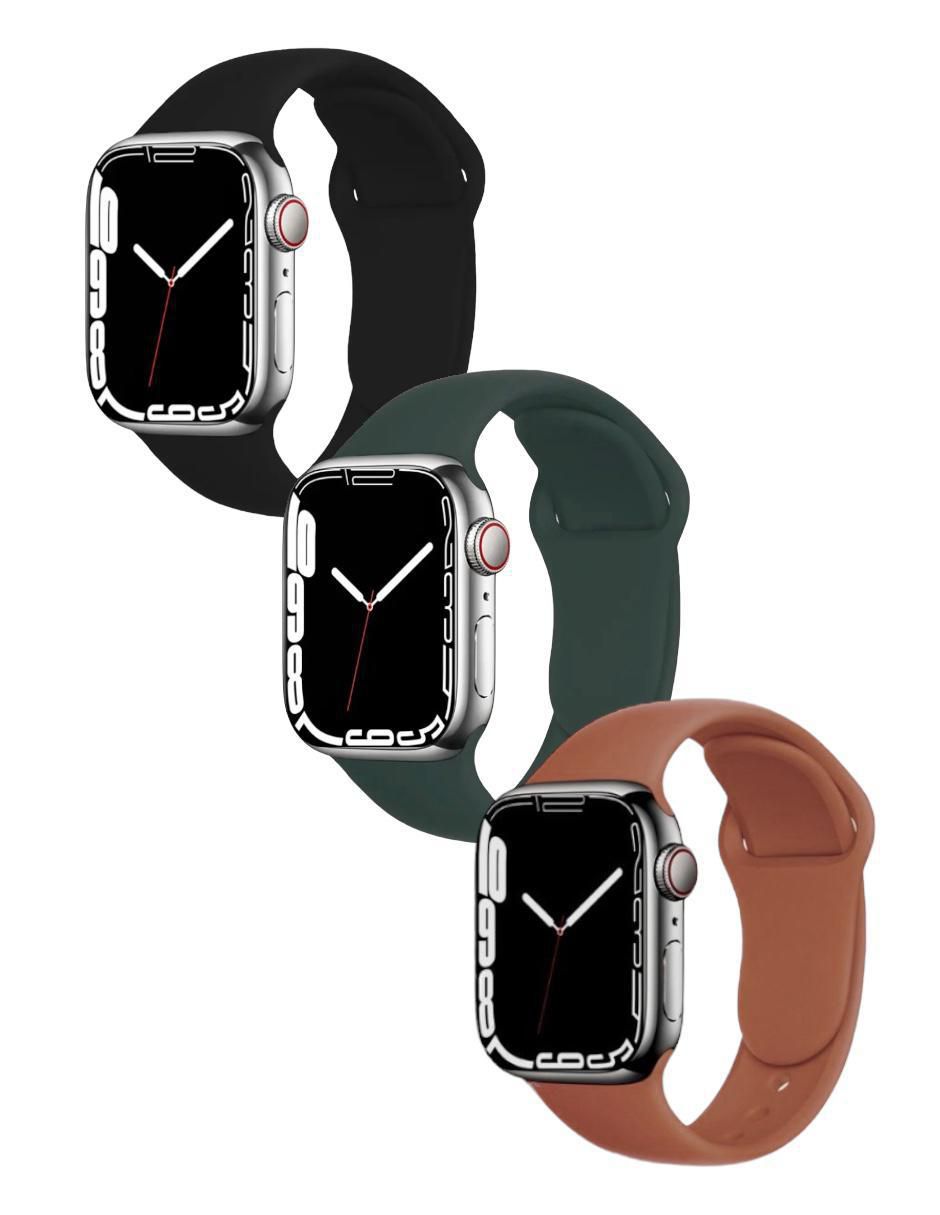 Set correa para smartwatch de silicón
