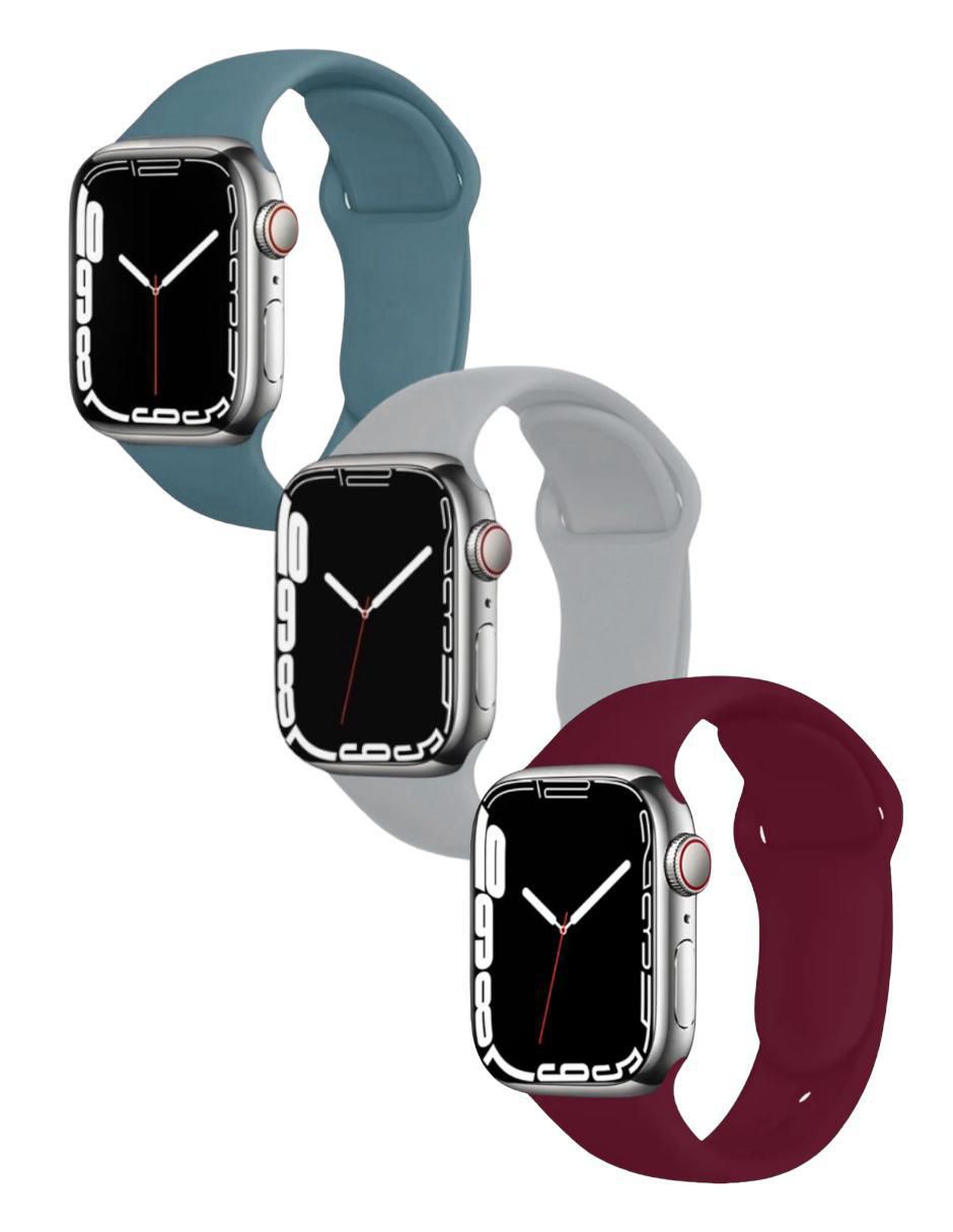Set correa para smartwatch de silicón