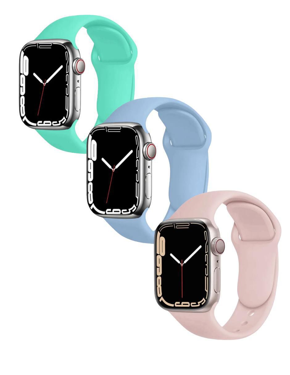 Set correa para smartwatch de silicón