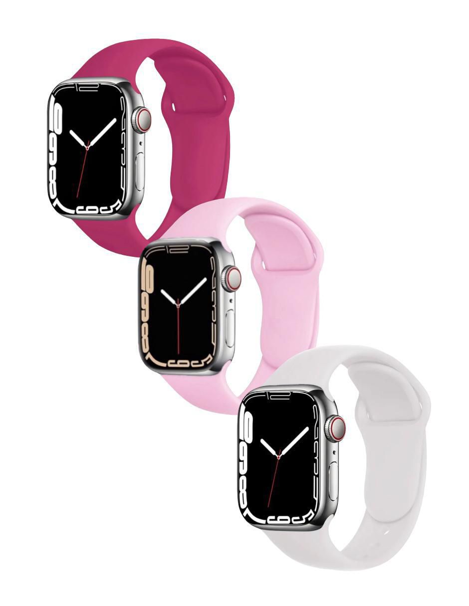 Set correa para smartwatch de silicón