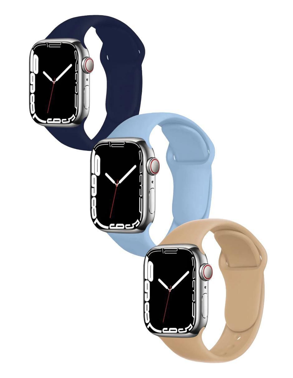 Set correa para smartwatch de silicón