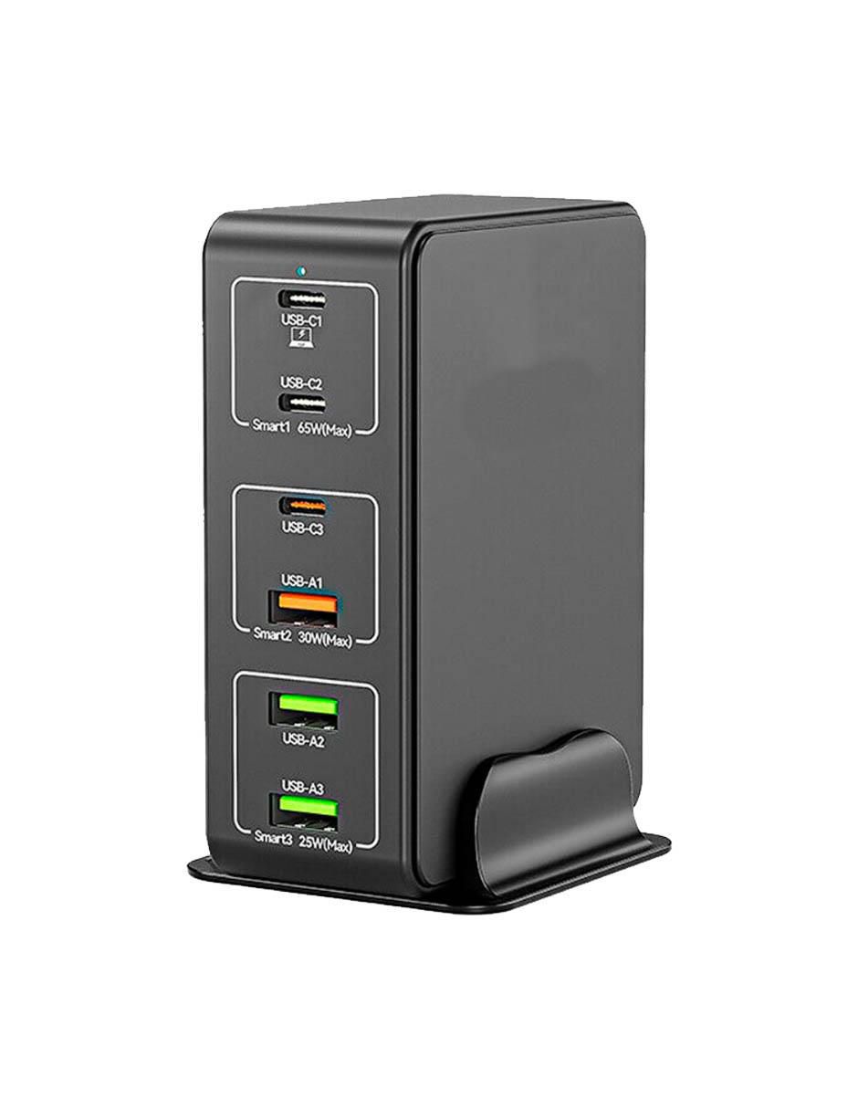 Estación de carga USB + USB tipo C
