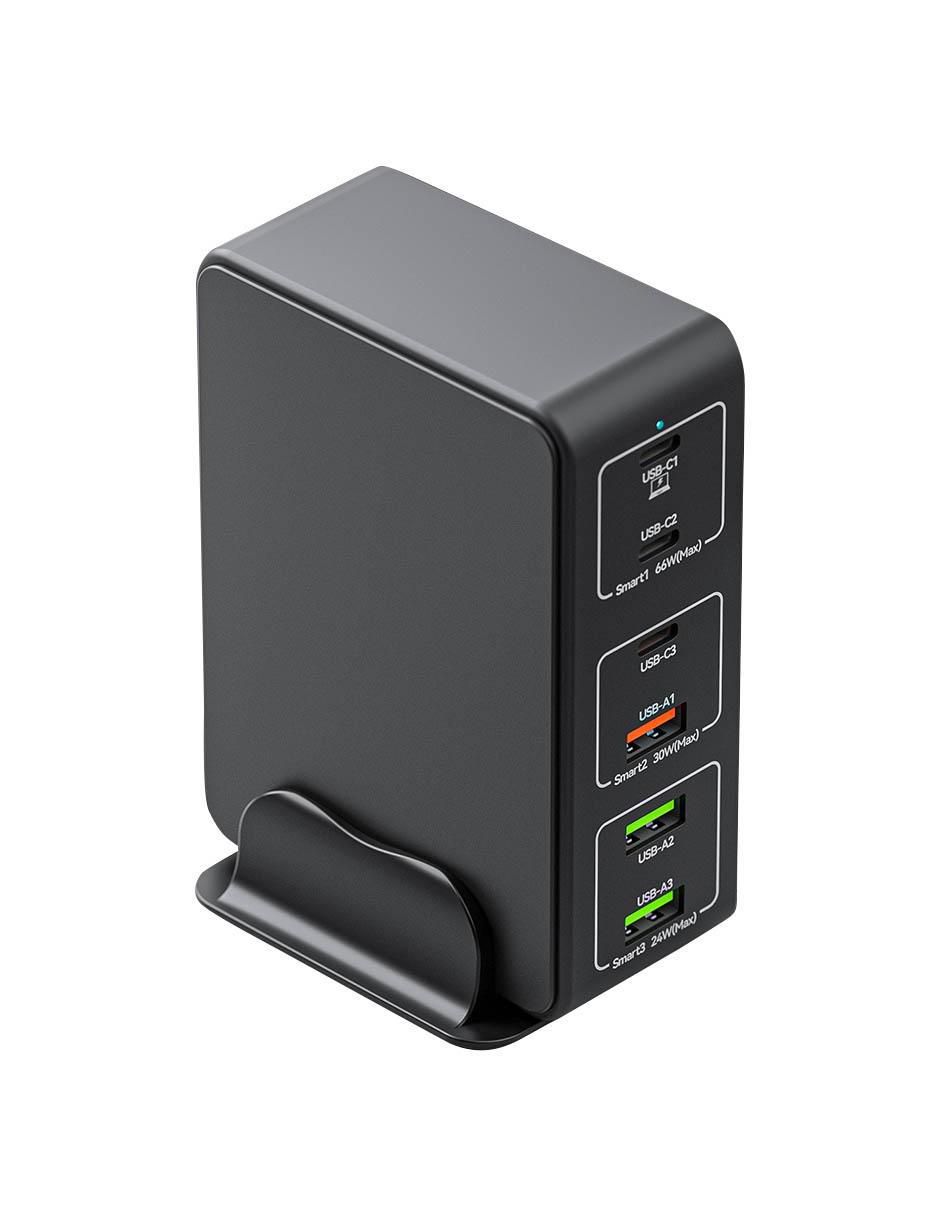 Estación de carga USB + USB tipo C 4