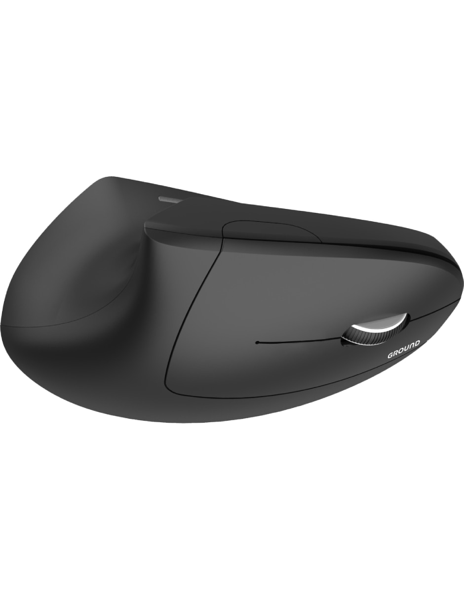 MOUSE GROUND ERGONOMICO, NEGRO