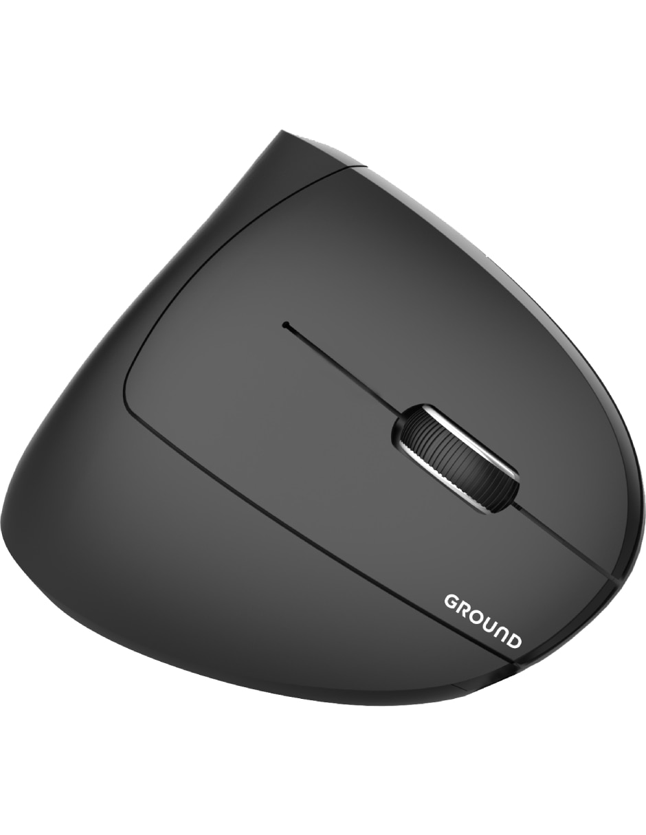 MOUSE GROUND ERGONOMICO, NEGRO