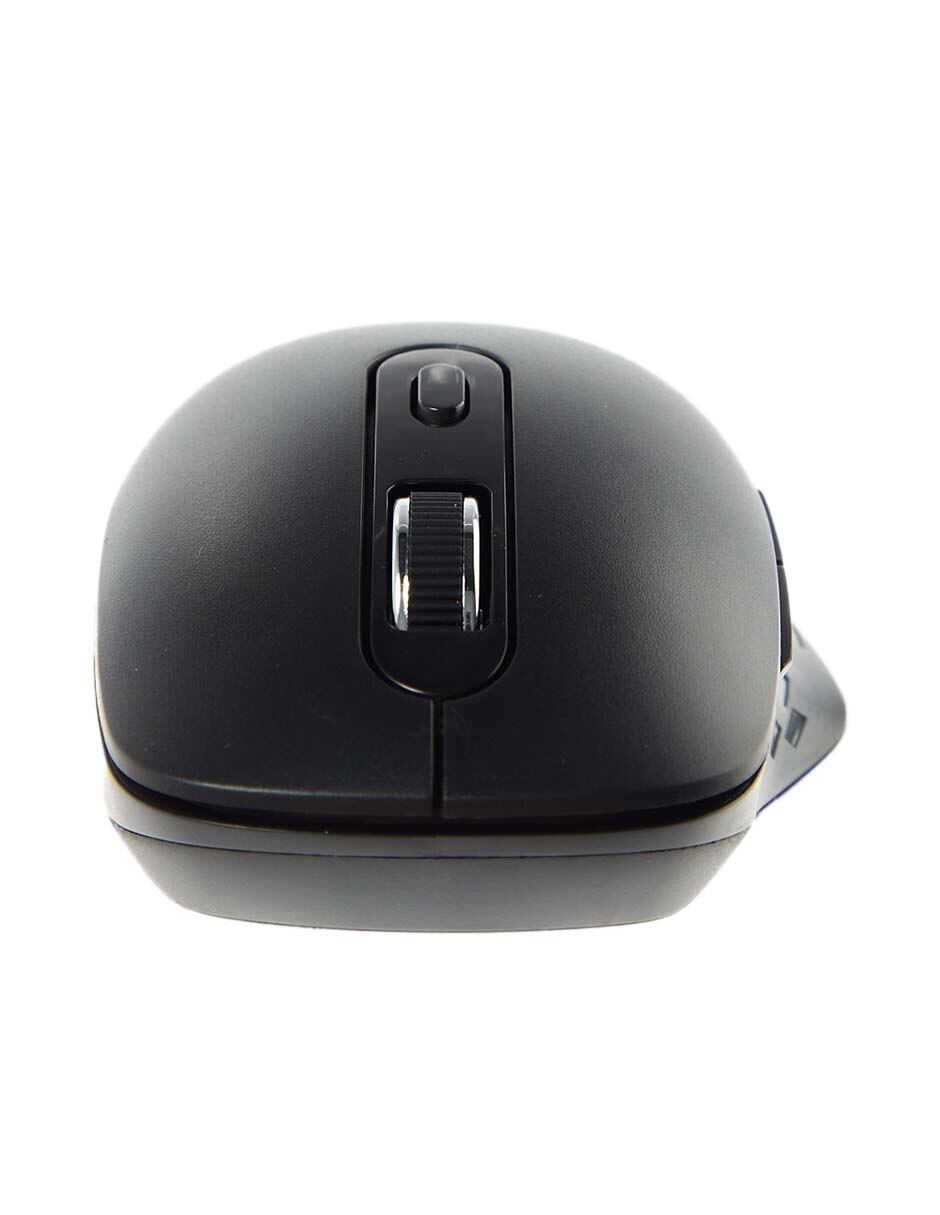 MOUSE GROUND INALAMBRICO PILA, NEGRO