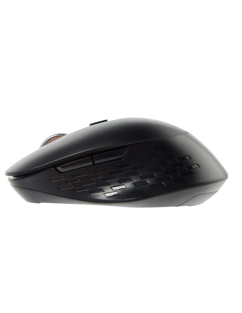 MOUSE GROUND INALAMBRICO PILA, NEGRO
