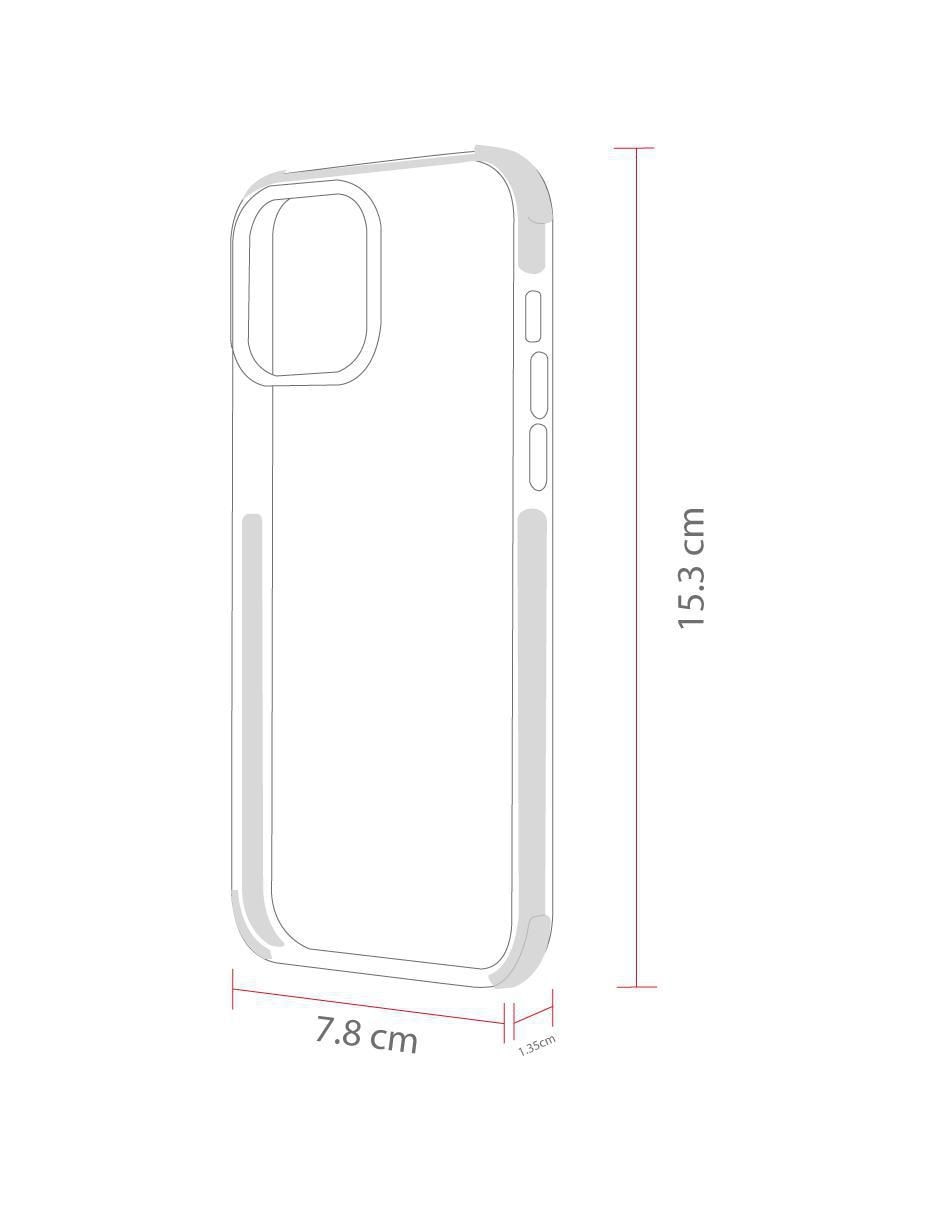 Funda para iPhone 14 Pro Combat de policarbonato 3