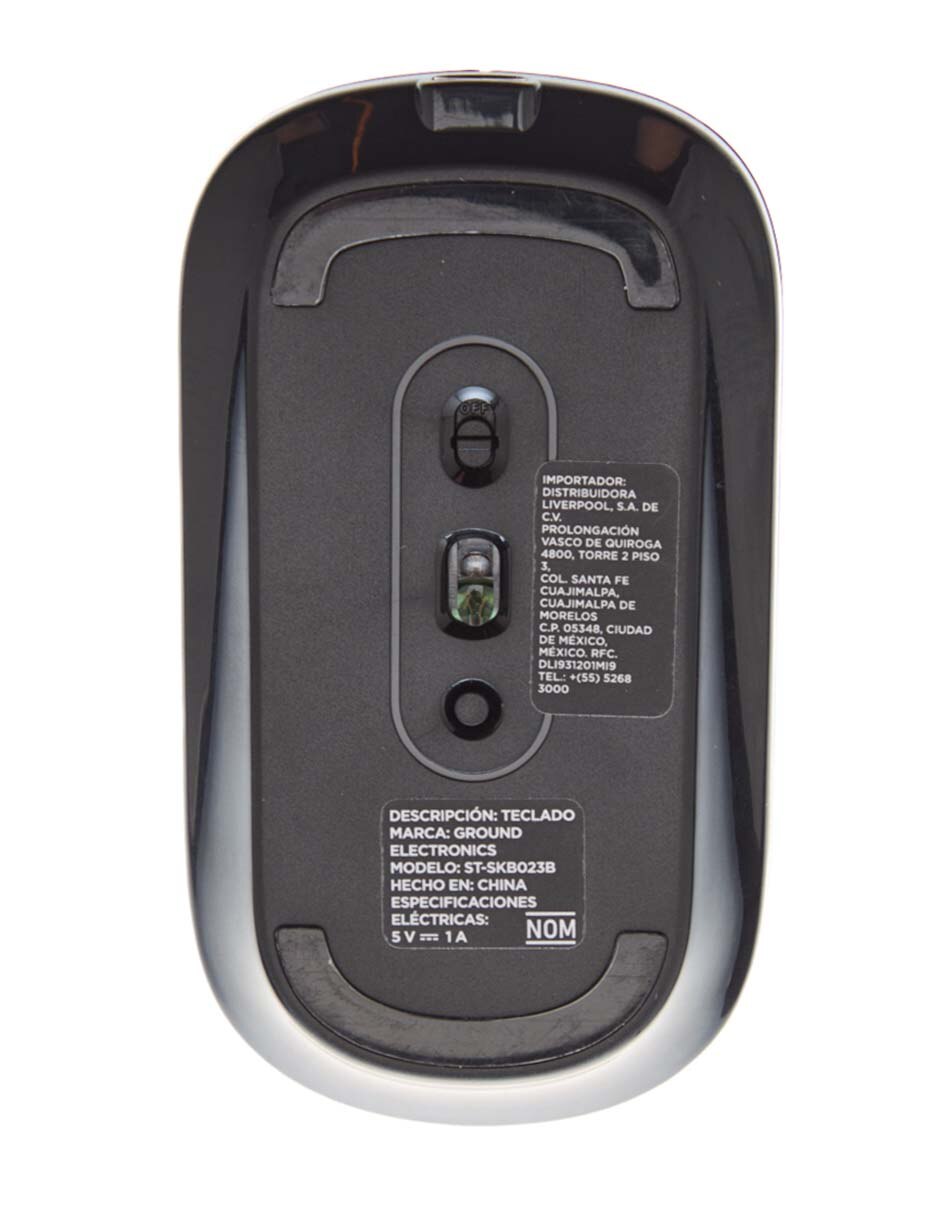 KIT ACC COMPUTO GROUND MOUSE Y , NEGRO