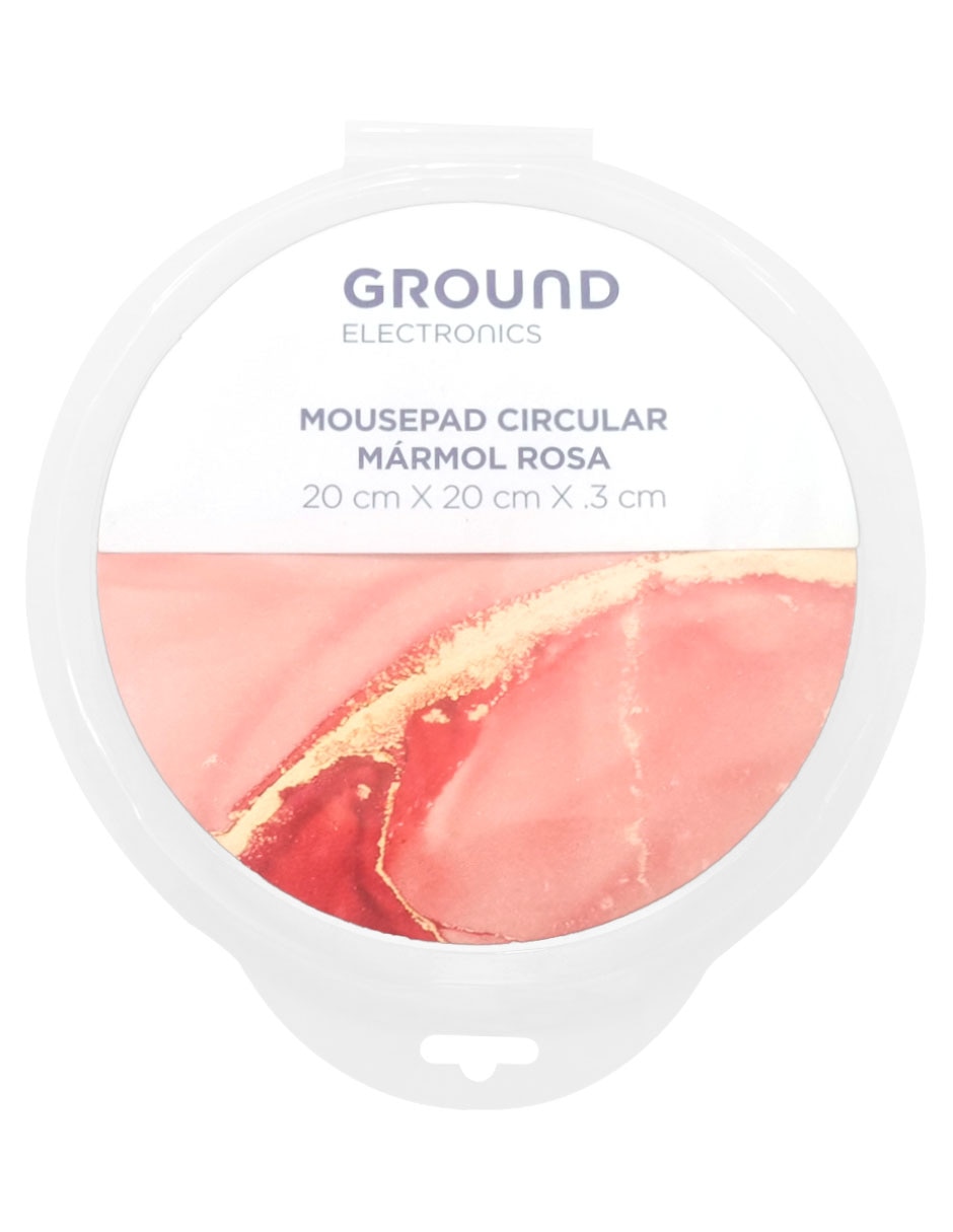 MOUSE PAD GROUND MARMOL CH, ROJO