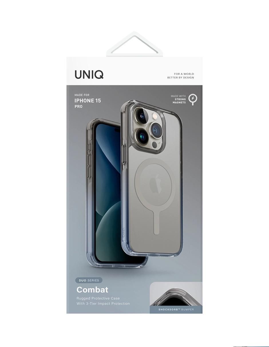 Funda para iPhone 15 Pro Combat Duo MagClick de policarbonato