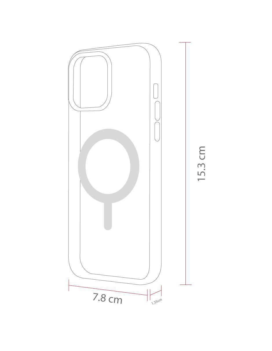 Funda para iPhone 15 Pro Combat Duo MagClick de policarbonato 3