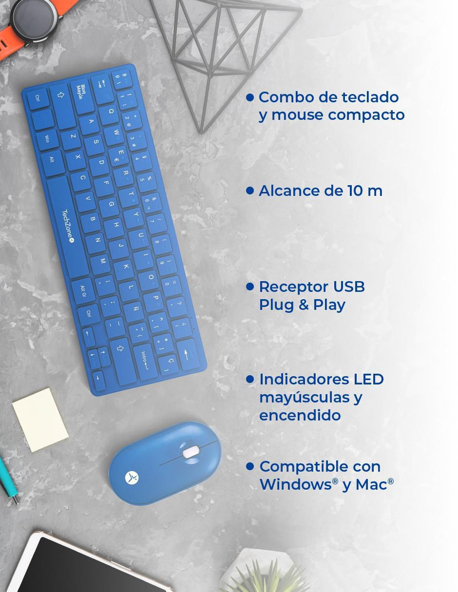 "mouse y teclado" techzone tzaccbi