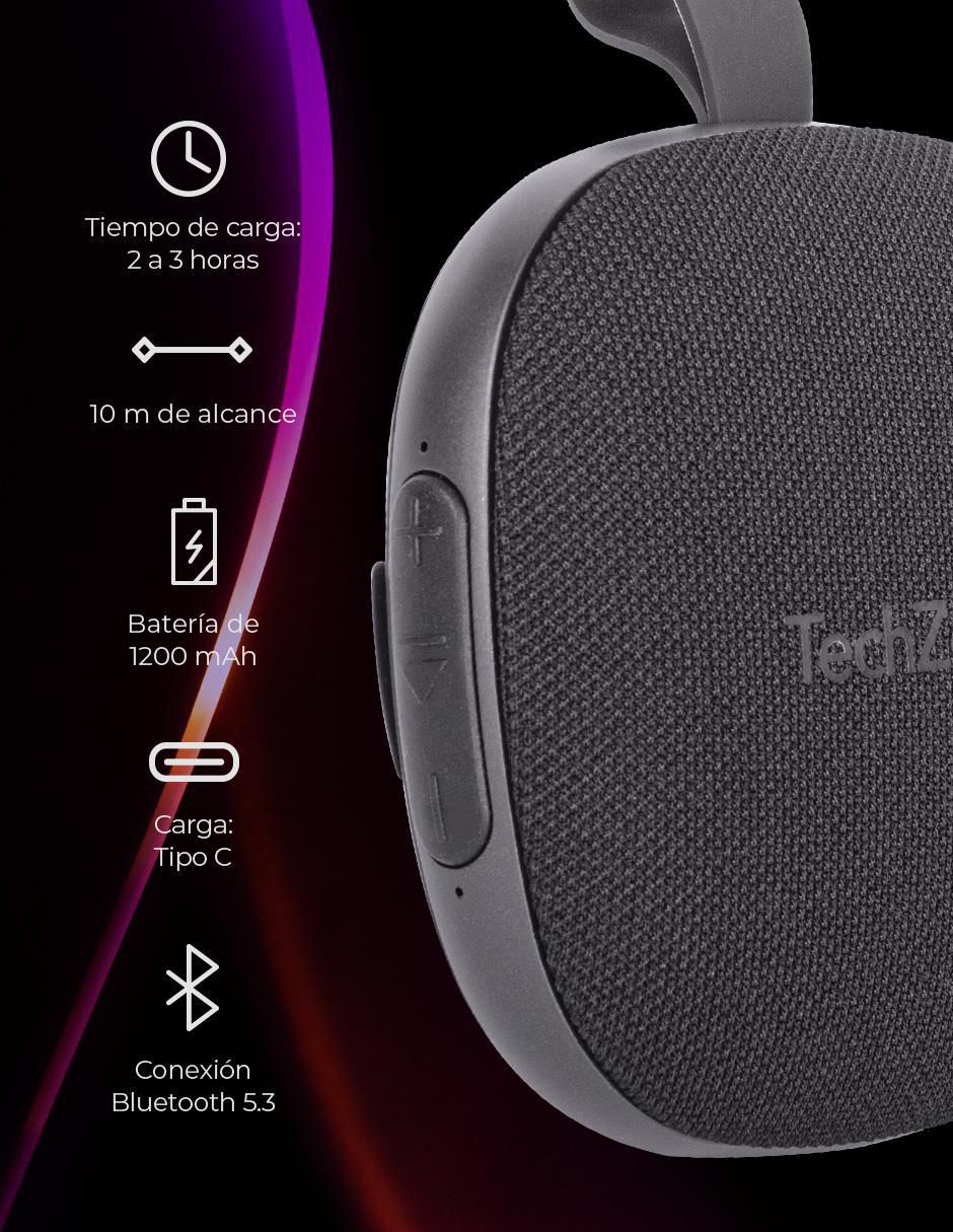 Bocina portátil TZSP01 HORUS bluetooth 5