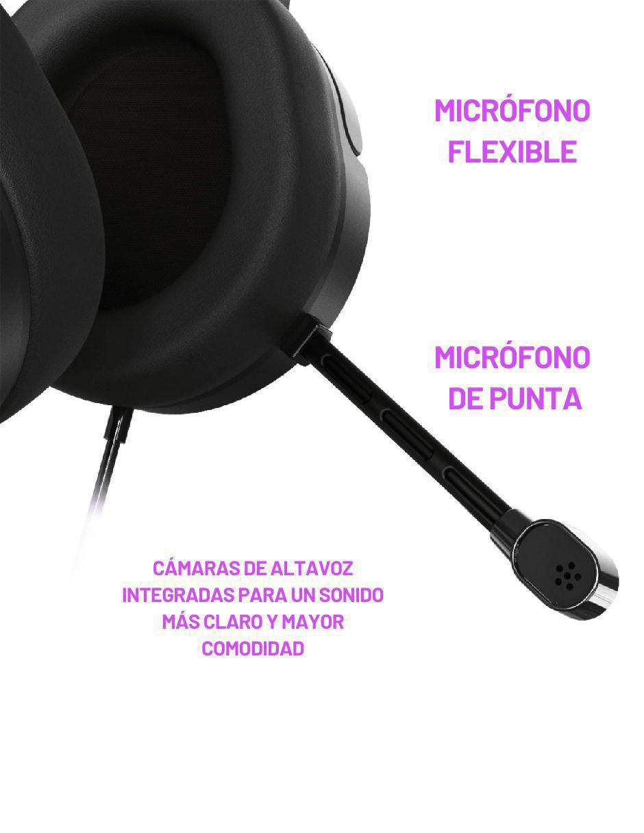 Audífonos gamer alámbricos 3