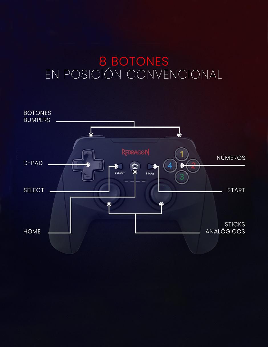 Control para PC Gamer inalámbrico 5