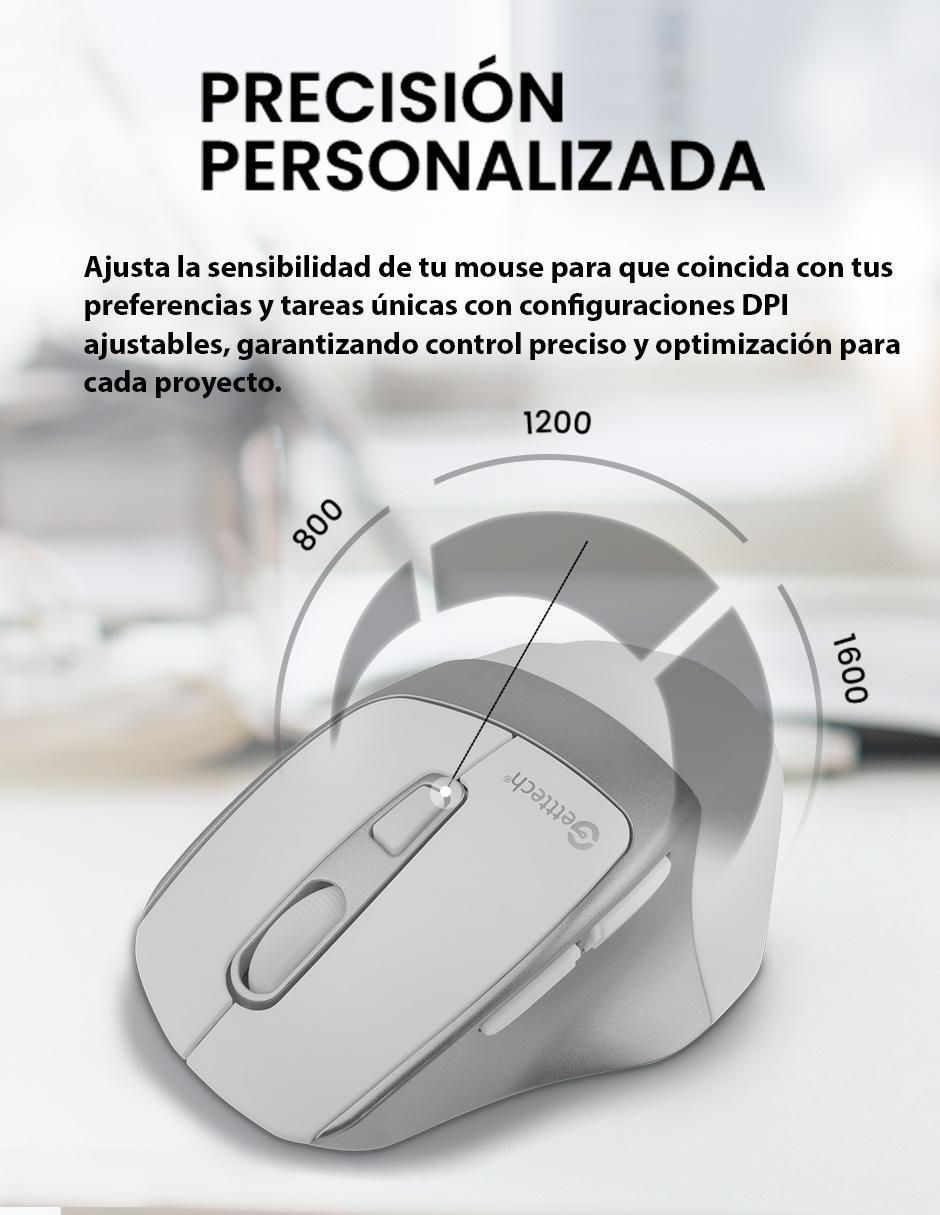 Mouse Gamer Inalámbrico ggm-stdbw-01-wh_6d 2