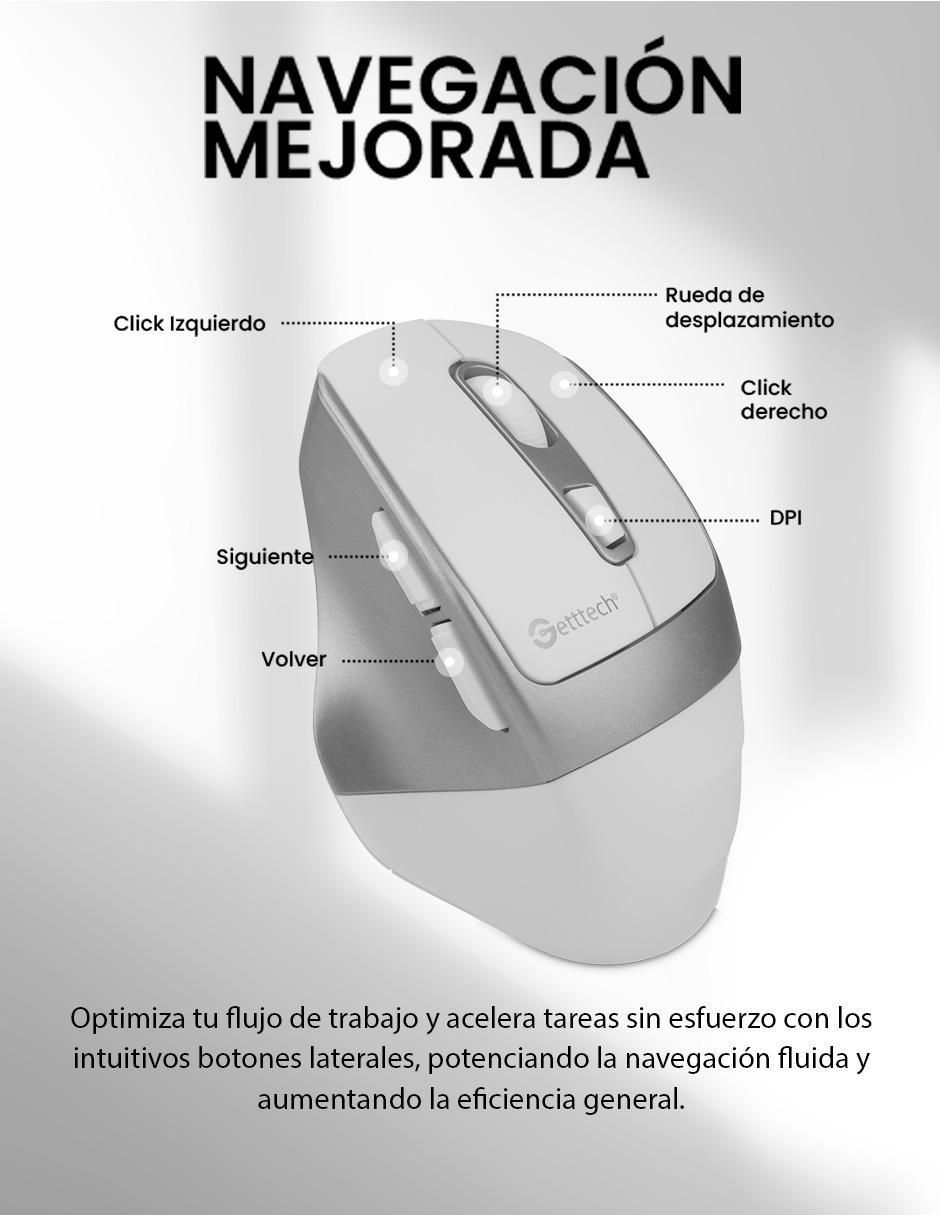 Mouse Gamer Inalámbrico ggm-stdbw-01-wh_6d 4