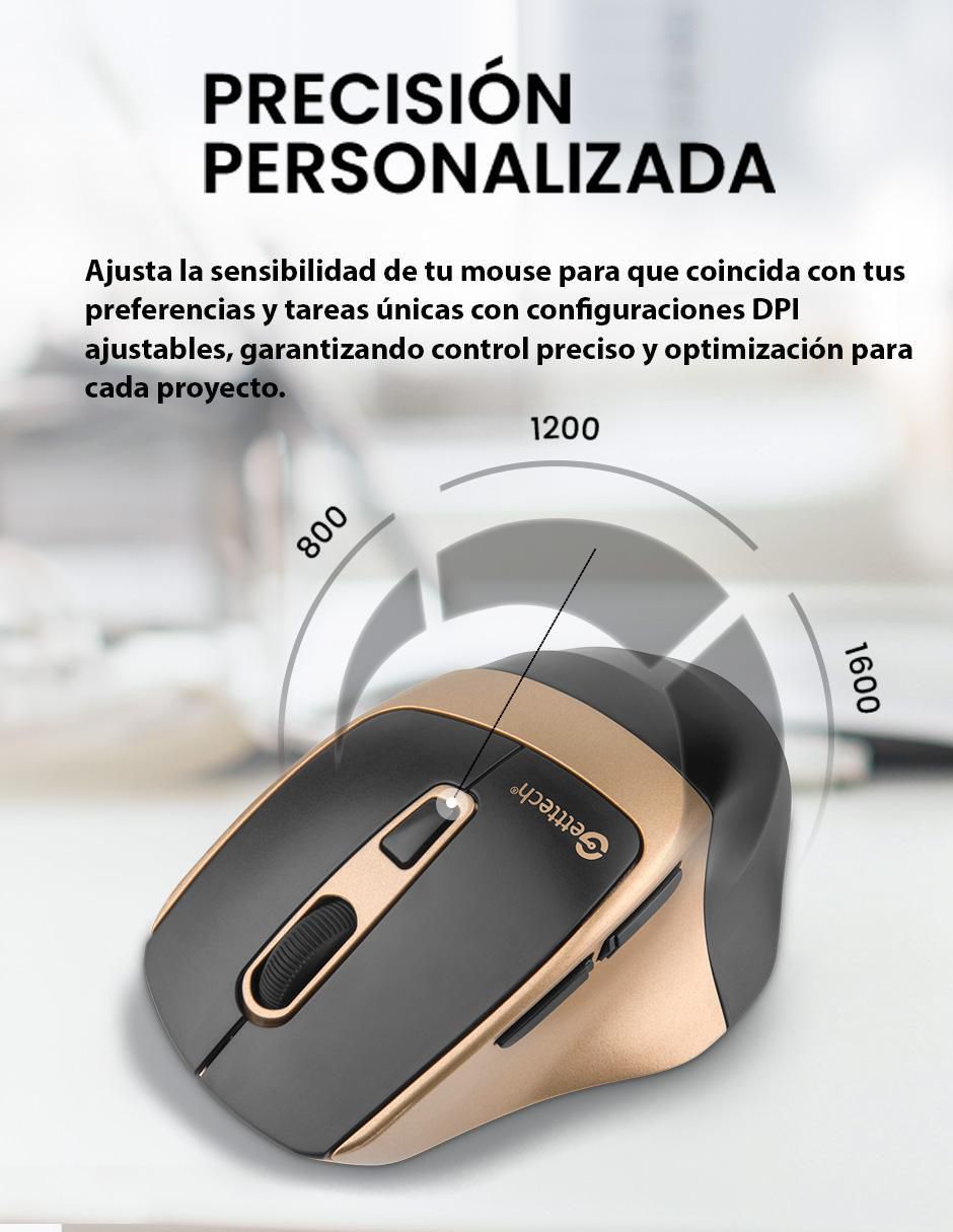 Mouse Gamer Inalámbrico ggm-stdbw-01-gd_6d 2