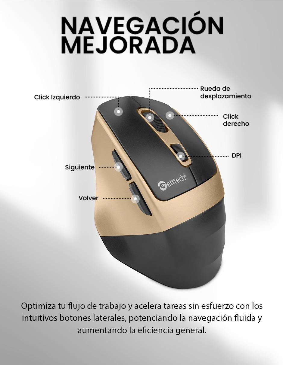 Mouse Gamer Inalámbrico ggm-stdbw-01-gd_6d 4