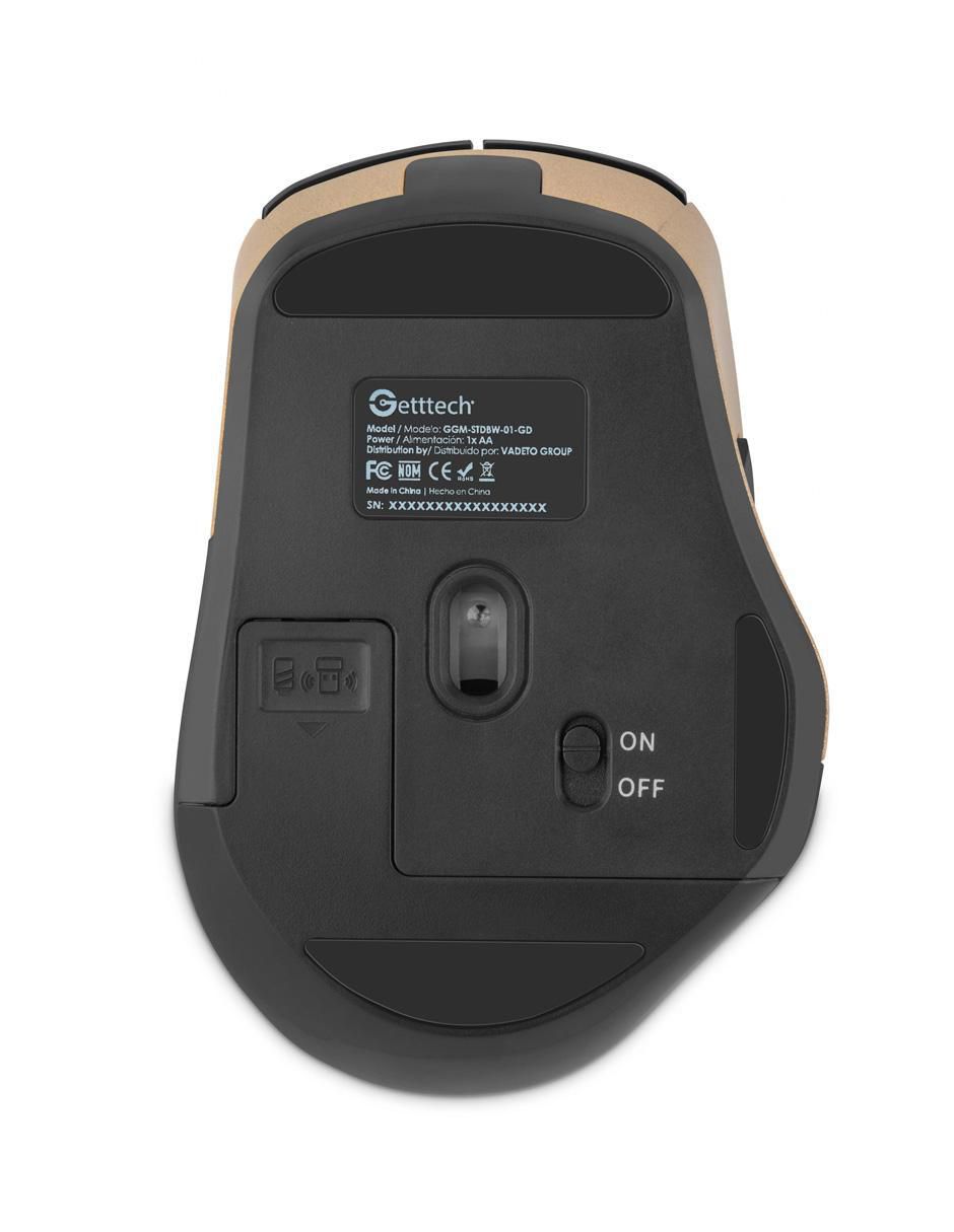 Mouse Gamer Inalámbrico ggm-stdbw-01-gd_6d 8
