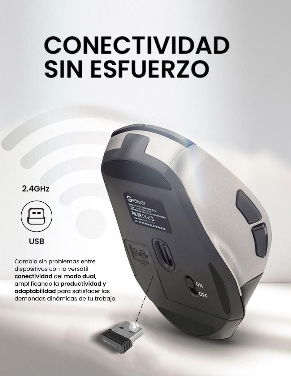 Mouse Gamer Inalámbrico ggm-stdbw-01-sl_6d 6