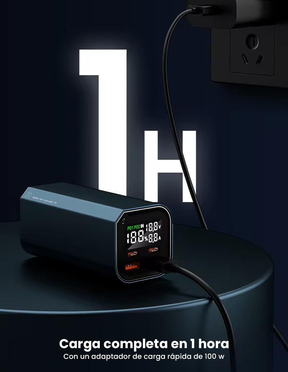 Batería portátil 30000 mAh 4