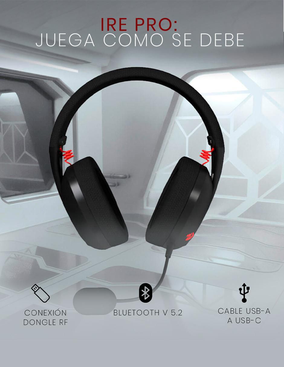 Audífonos gamer inalámbricos 2