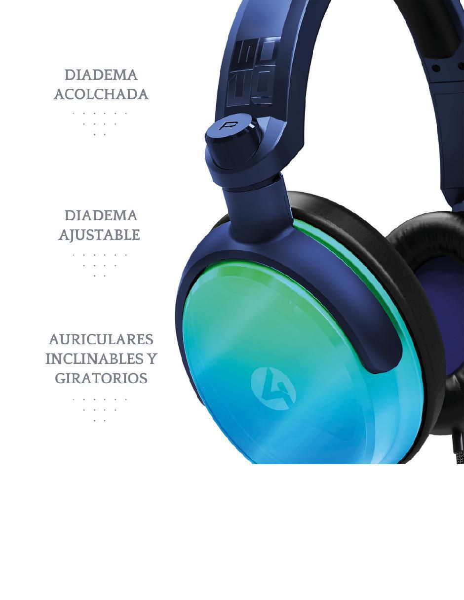 Audífonos gamer alámbrica 4