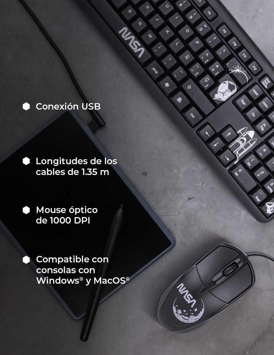 Mouse y teclado NSACCBA01 4