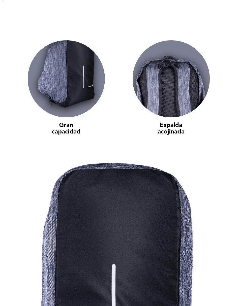 Mochila antirrobo unisex 3