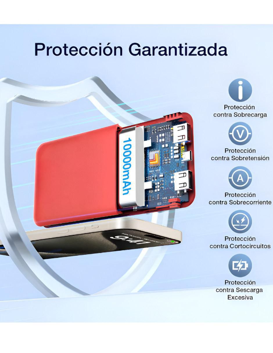 Batería portátil 10000 mAh ANR923 4
