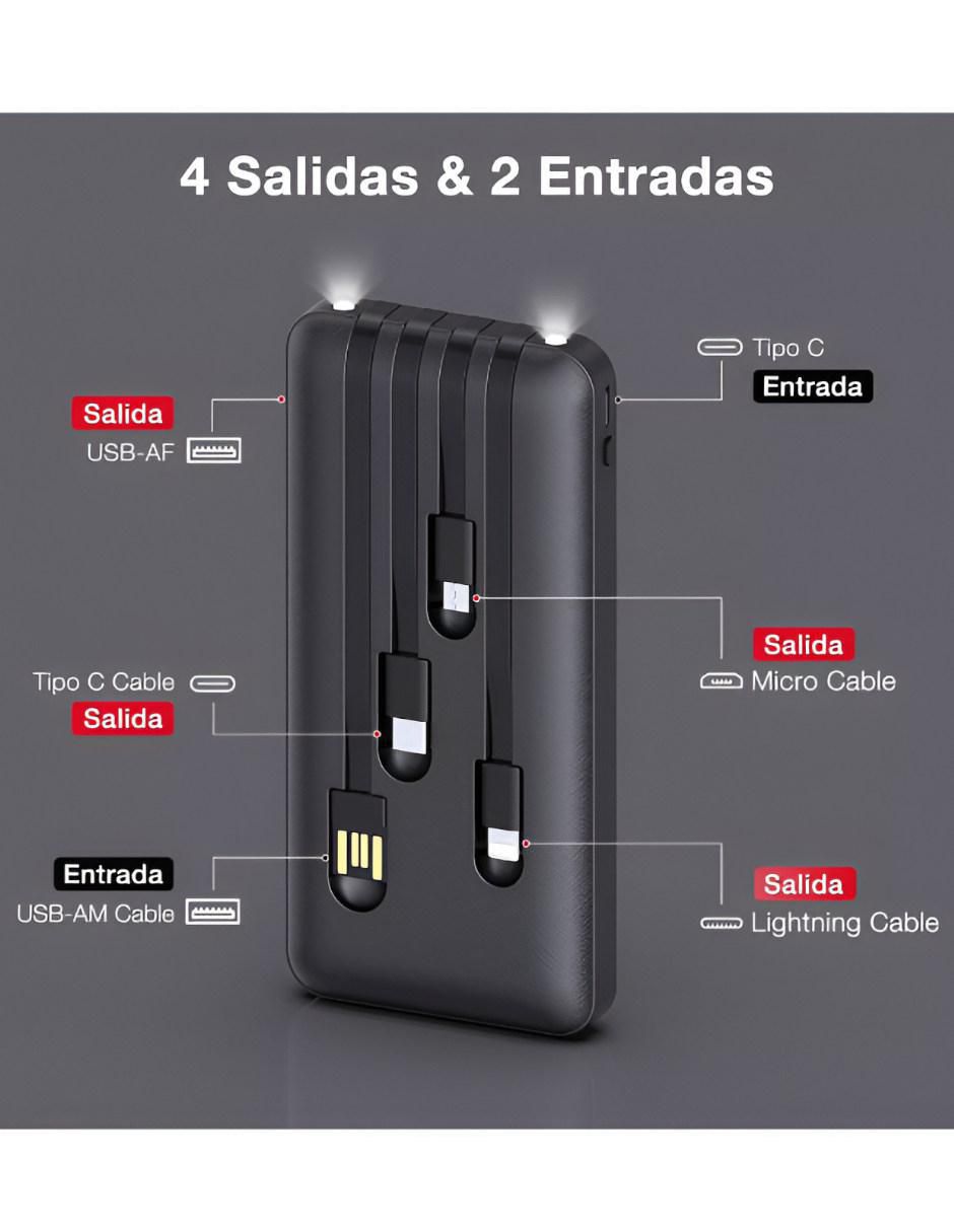 Batería portátil 10000 mAh ANR932 5