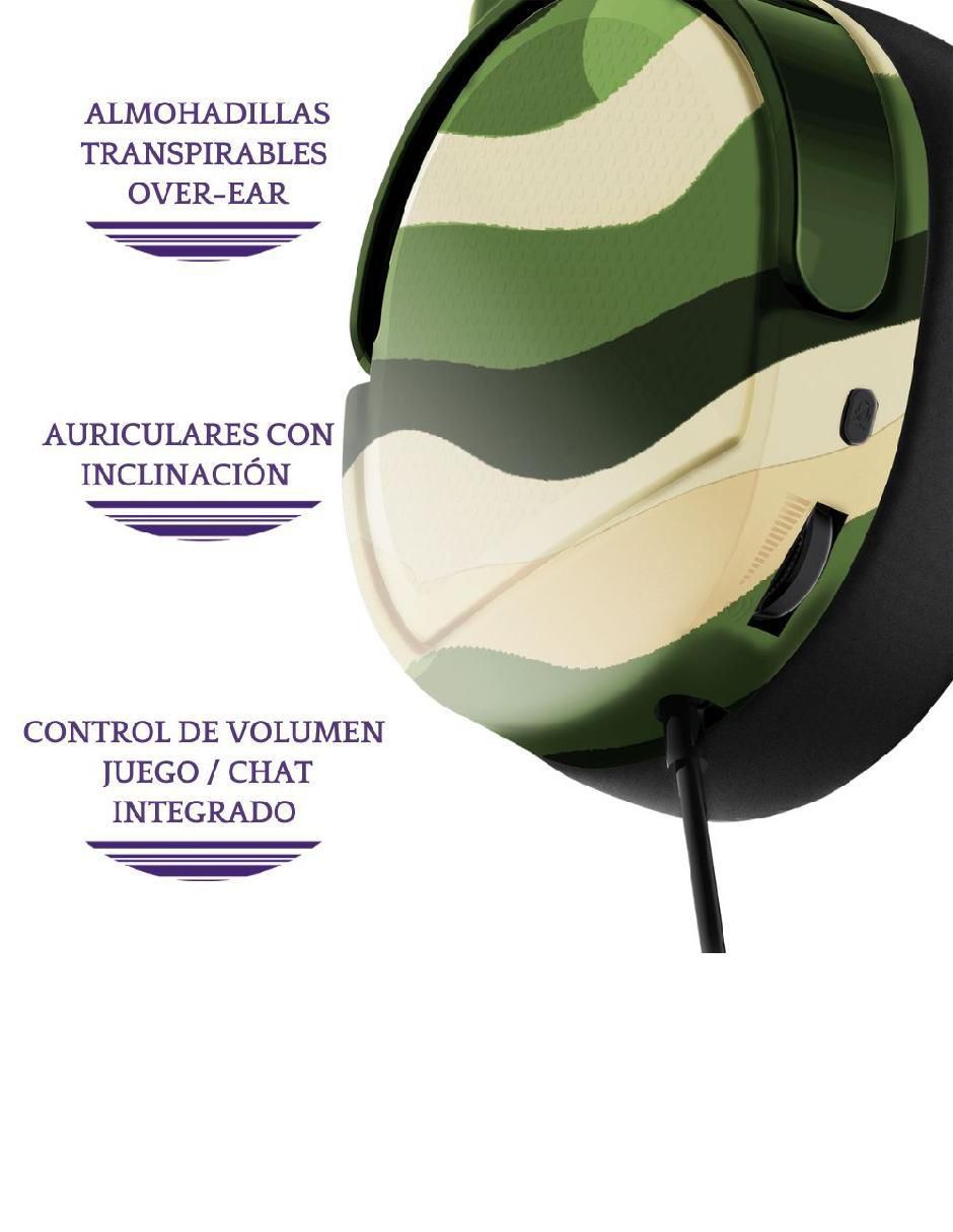 Audífonos gamer alámbrica 4