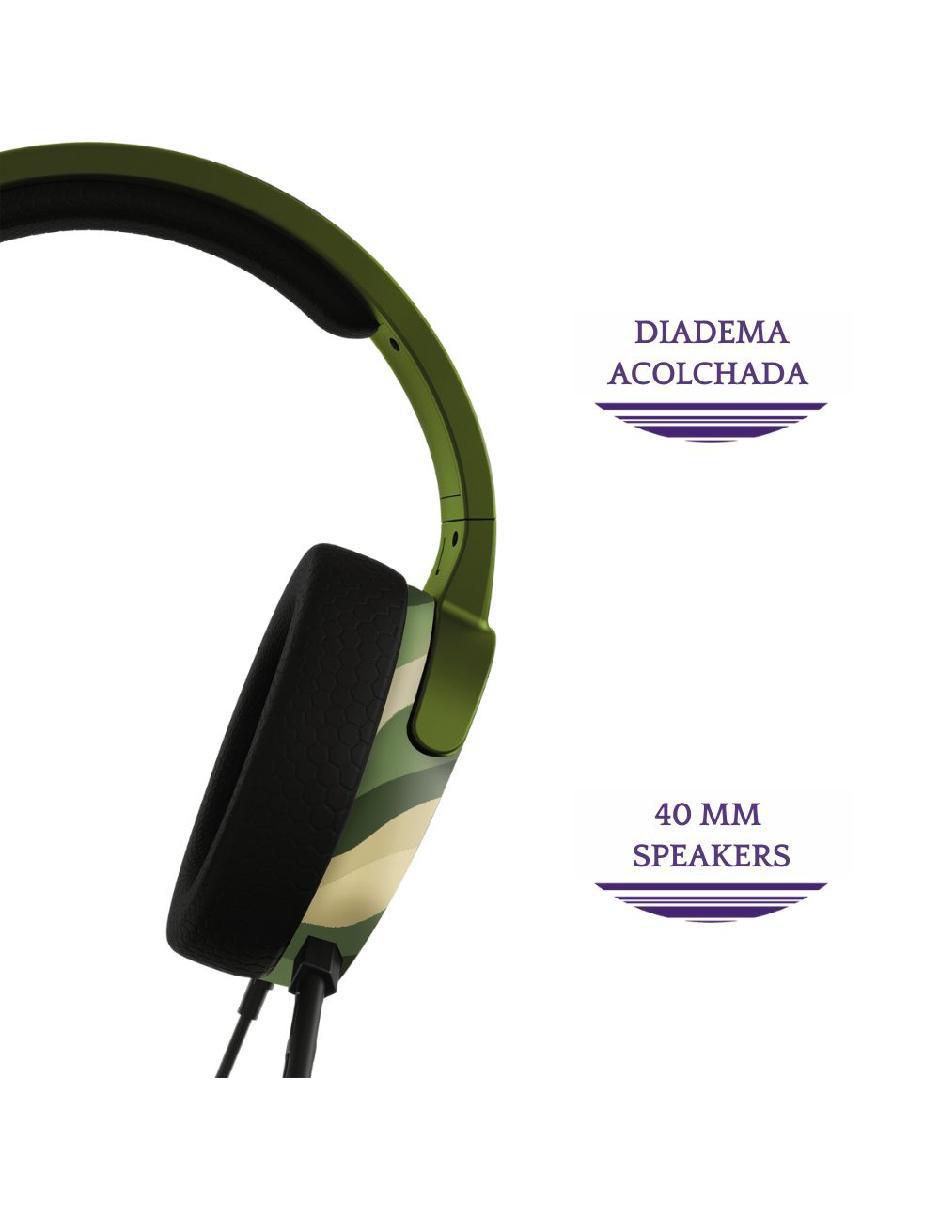 Audífonos gamer alámbrica 5