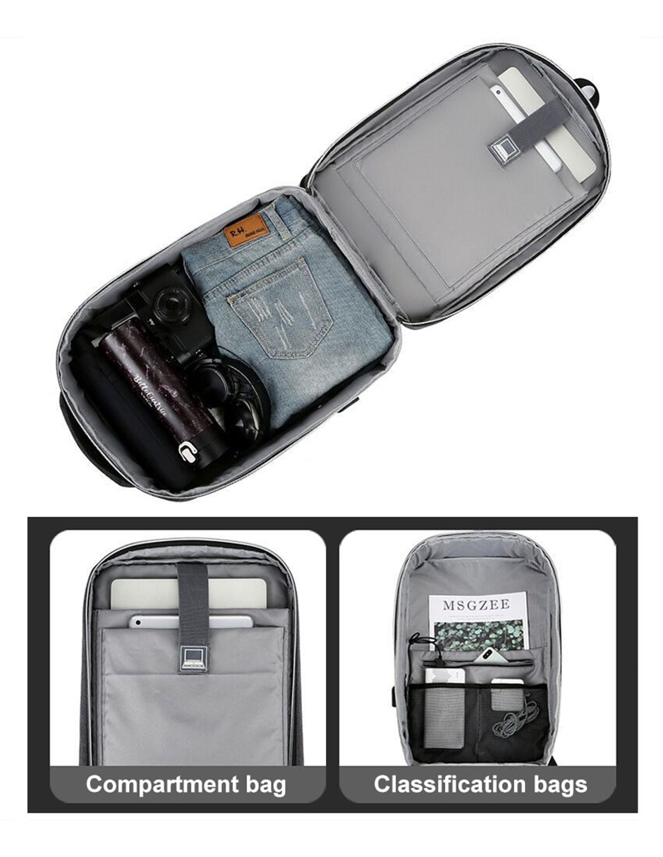 Mochila con portalaptop unisex 8