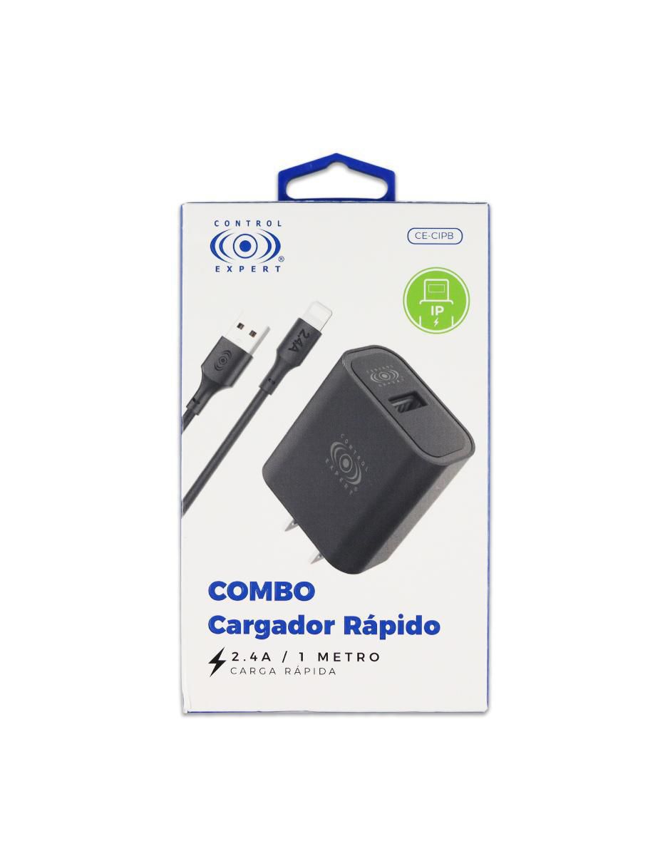 Cargador pared control expert "de" 5 w lightning + usb