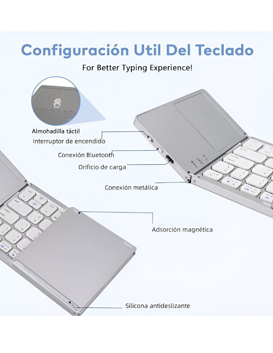 Teclado conexión inalámbrica W1252ND 4