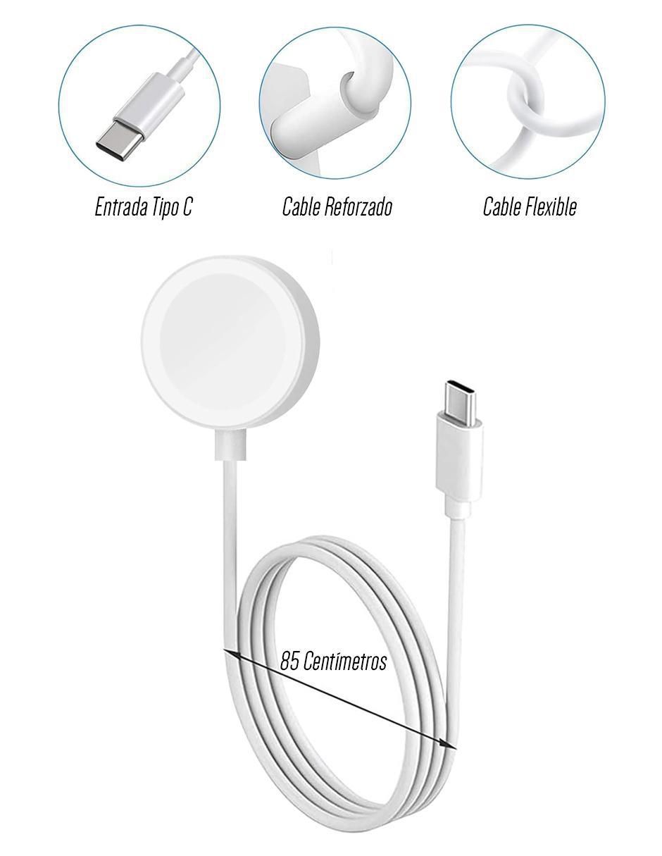 Cargador para Smartwatch USB tipo C 2
